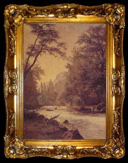 framed  Albert Bierstadt Lower Yosemite Valley, ta009-2